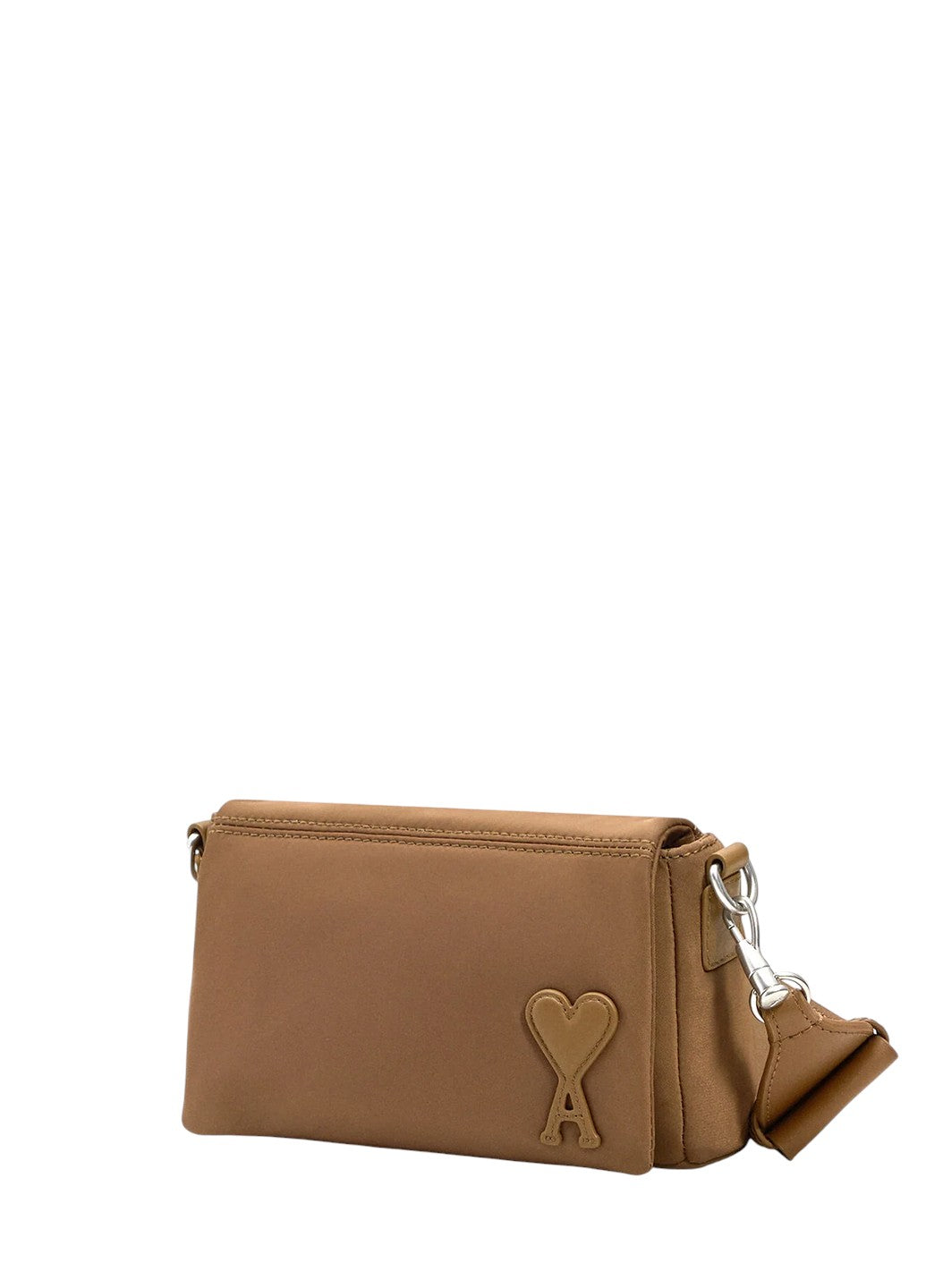 AMI Paris Marcel Nylon Lunch Box Bag Hazelnut