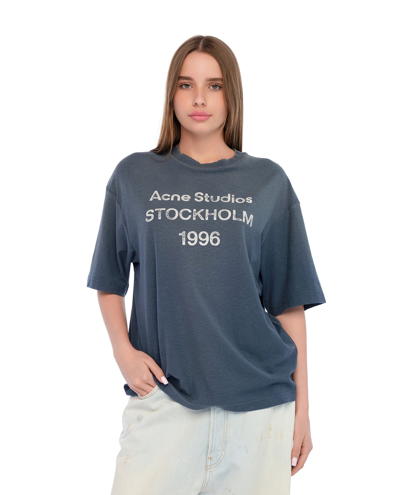 Acne Studios Exford 1996 T-Shirt Deep Blue