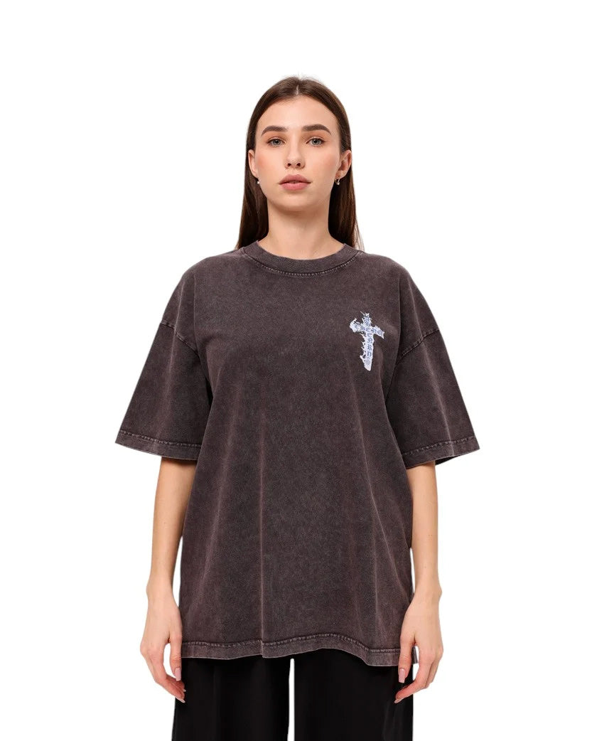 Футболка Chrome Hearts T-Shirt Apricot Black CH131-BK | SSTORIES