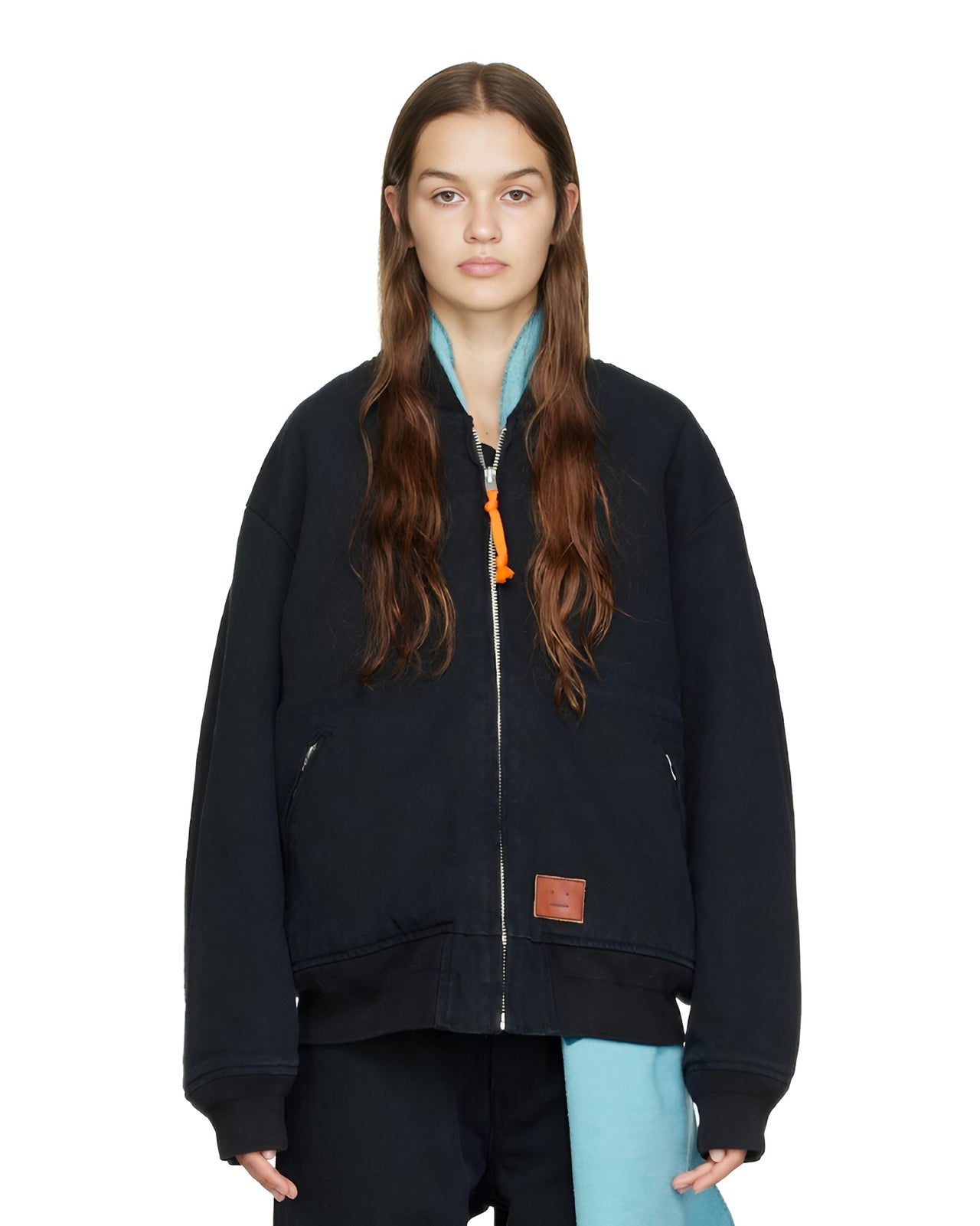 Acne Studios Cotton Bomber Jacket Black
