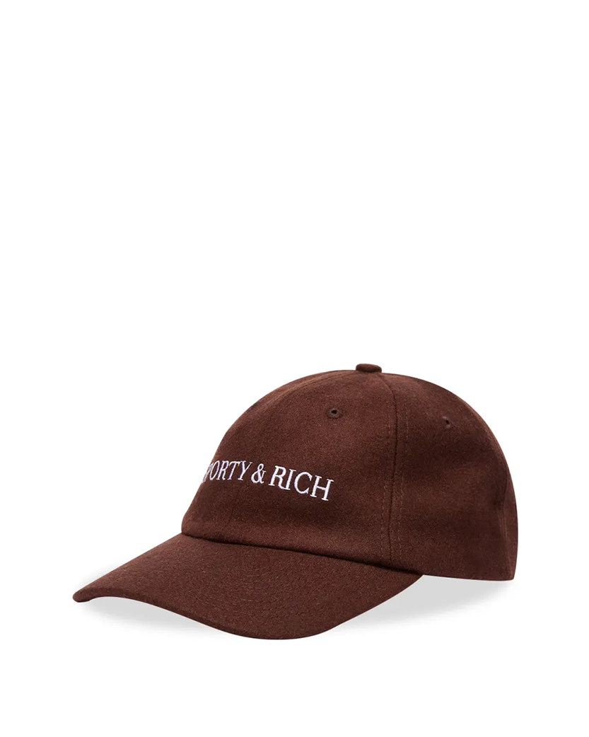Sporty & Rich California Hat Chocolate/White
