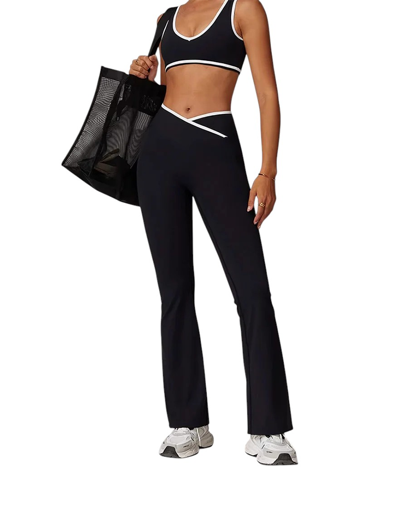 Alo Yoga Contrast Line Pants Black