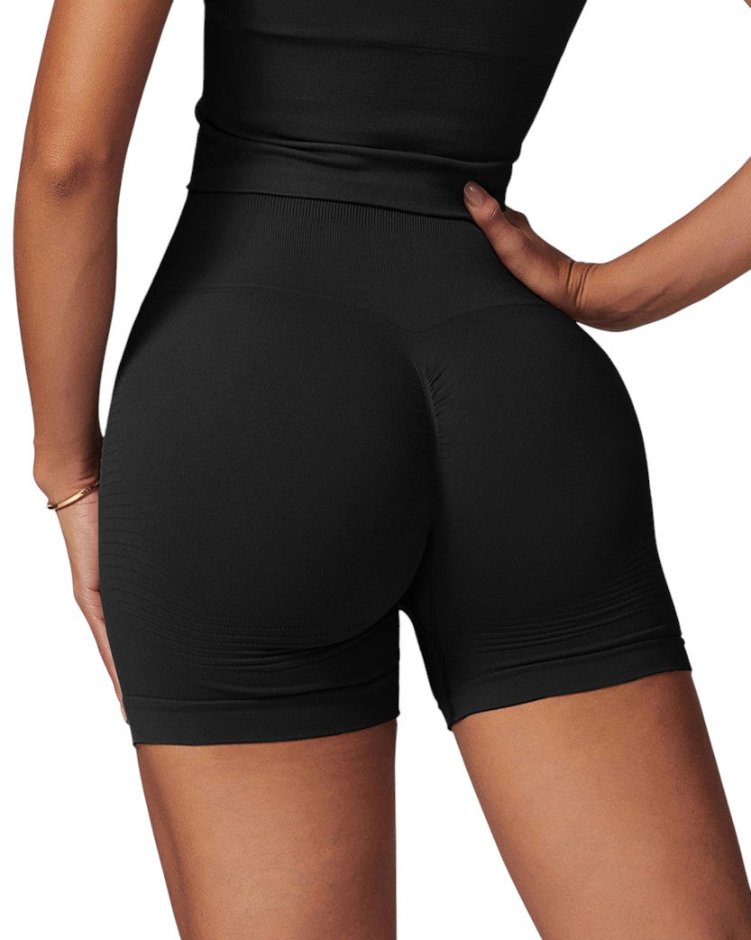 Alo Yoga Tight Push-Up Shorts Black 77257-BK