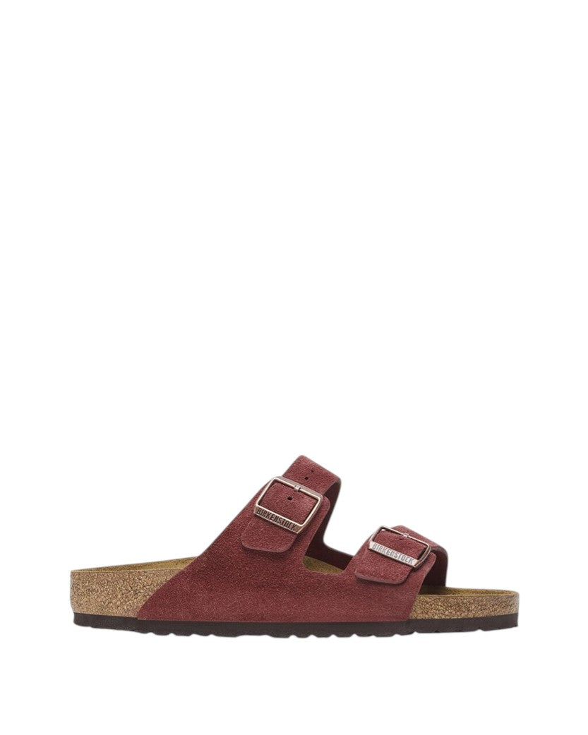 Birkenstock Arizona Suede Leather Burgundy