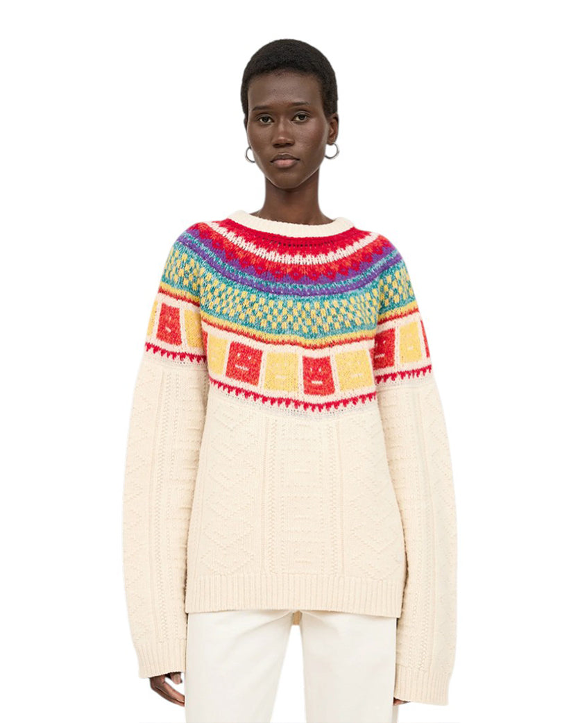 Acne Studios Rainbow Crew Neck Wool Sweater
