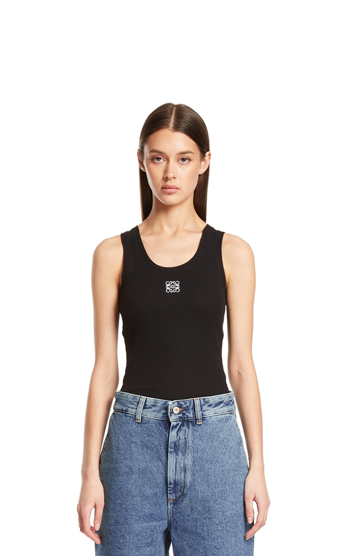 Майка Loewe Anagram Tank Top Black — SSTORIES Майка Loewe Anagram Tank Top Black — SSTORIES