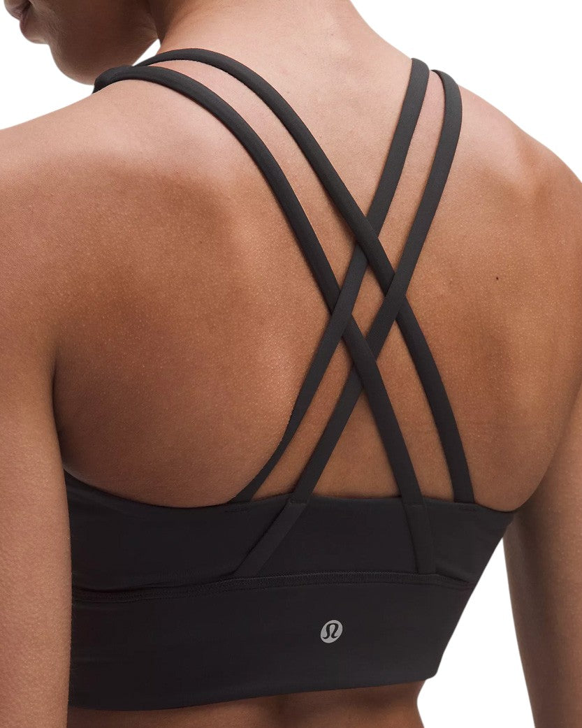 Lululemon Energy Longline Bra Medium Support Black