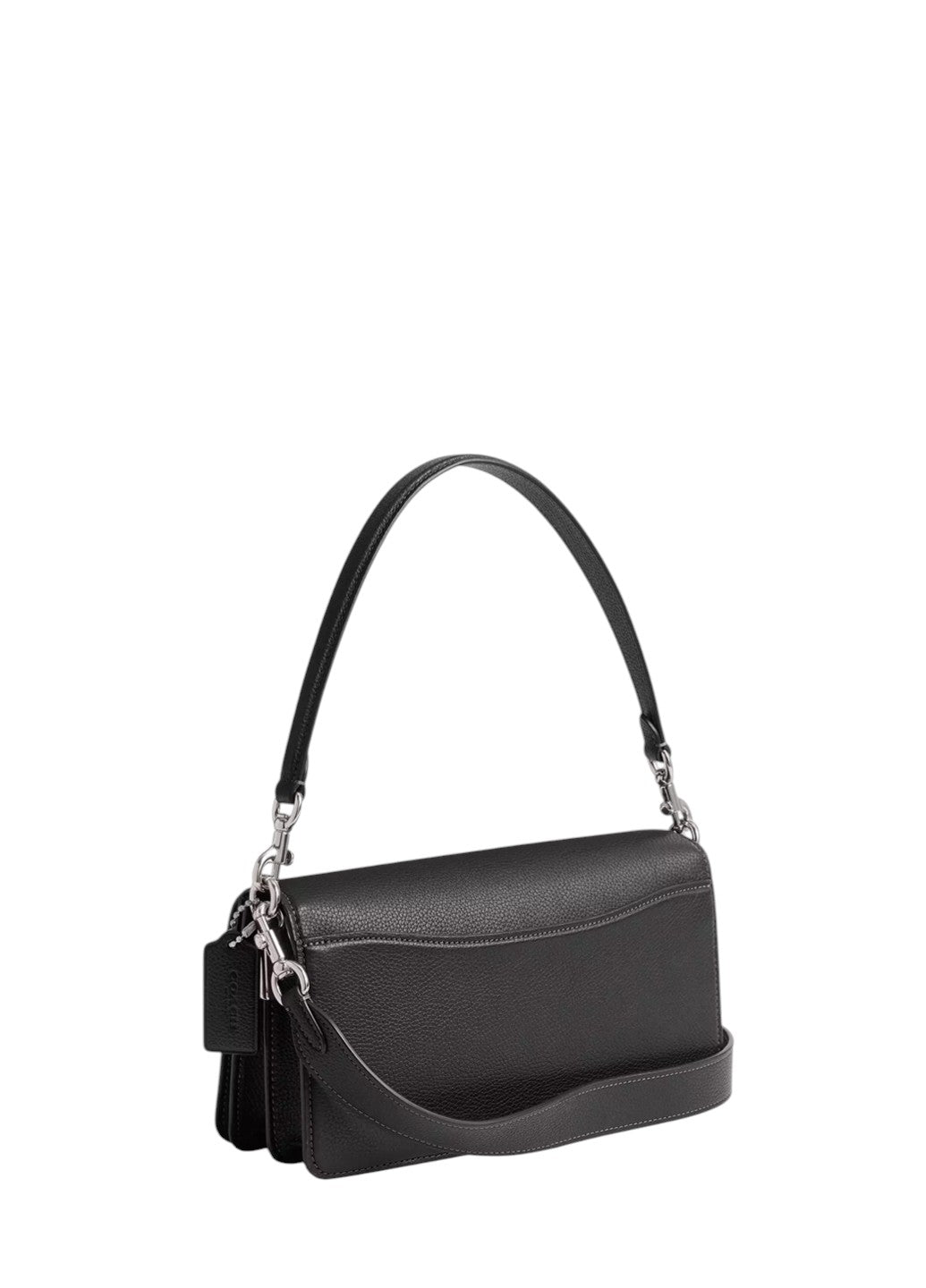 Coach Tabby Shoulder Bag 26 Black/Silver