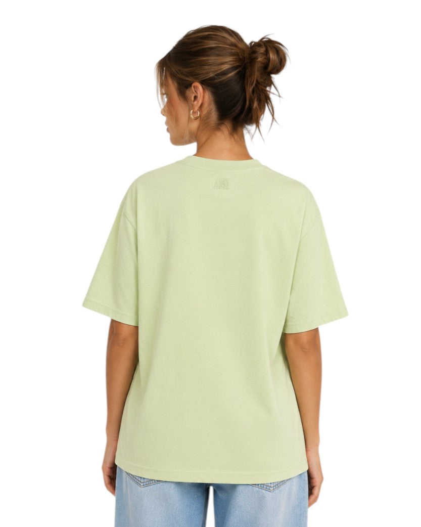 AMI ALEXANDRE MATTIUSSI Ami de Coeur T-Shirt Light Green