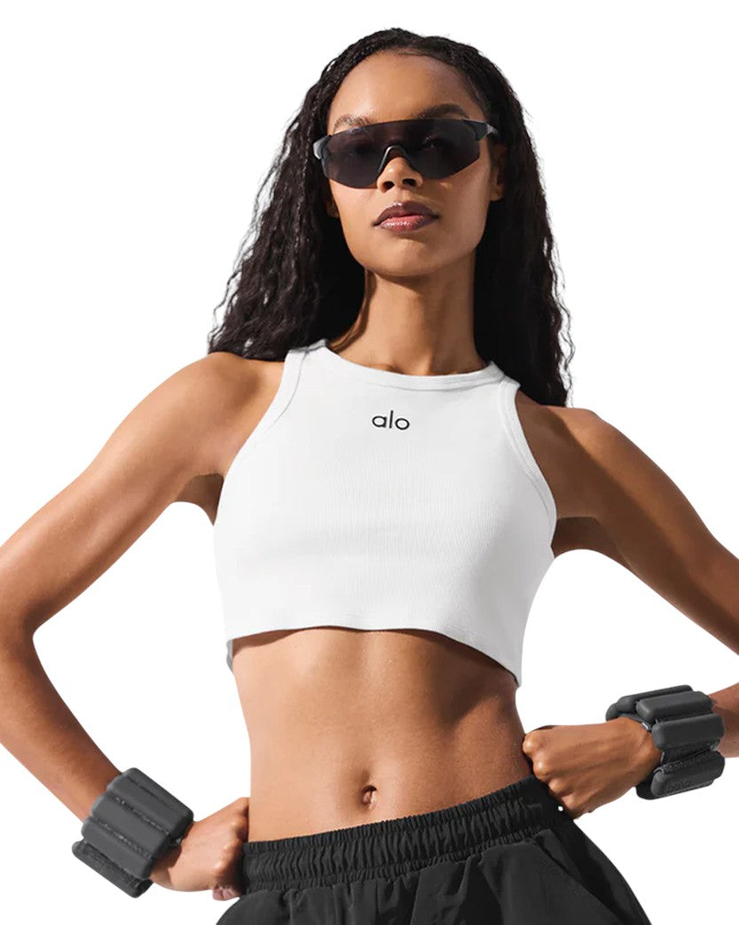 Alo Yoga Aspire Tank White