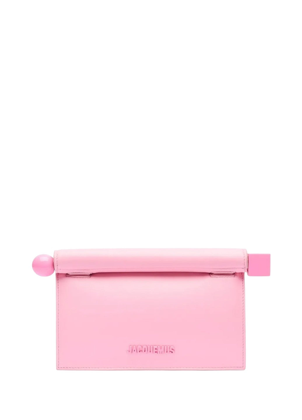 Jacquemus The Rond Carre Clutch Pink
