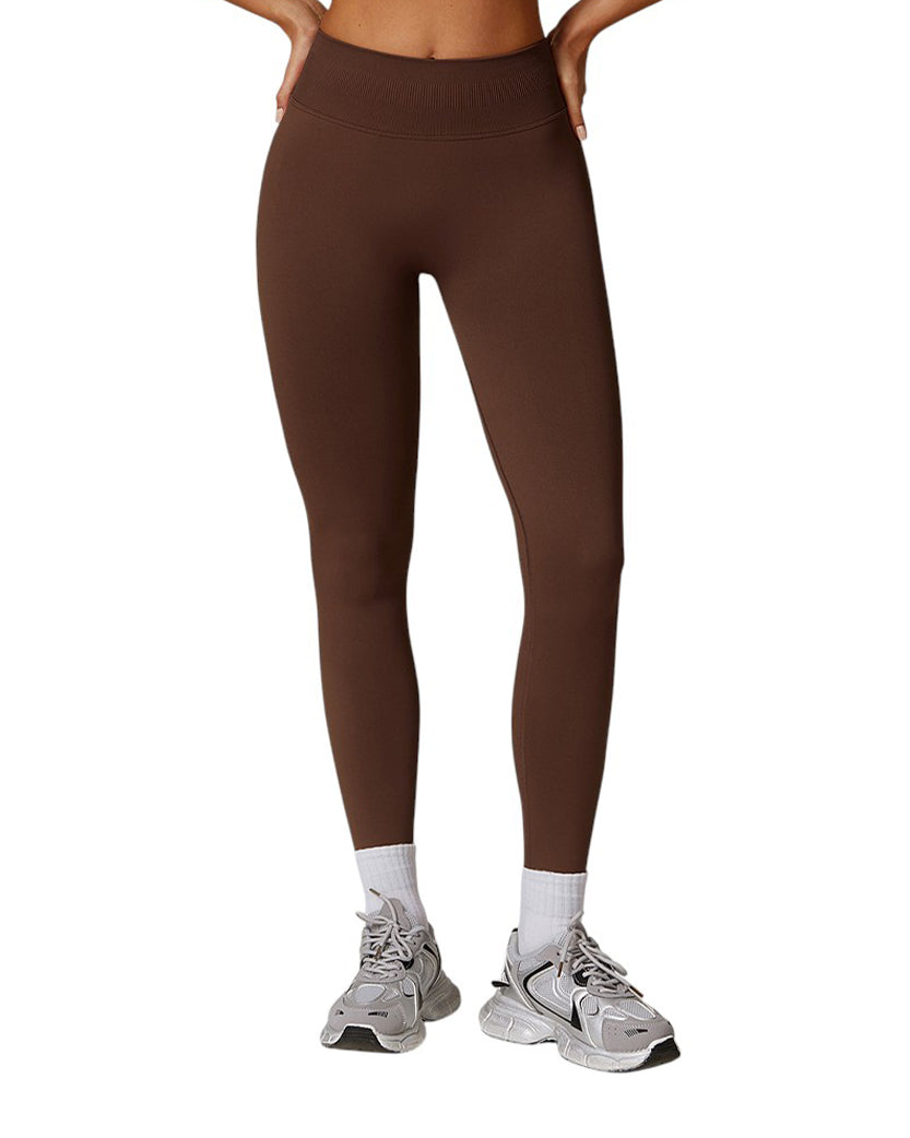 Alo Yoga Sports Leggings Brown 77554-BN