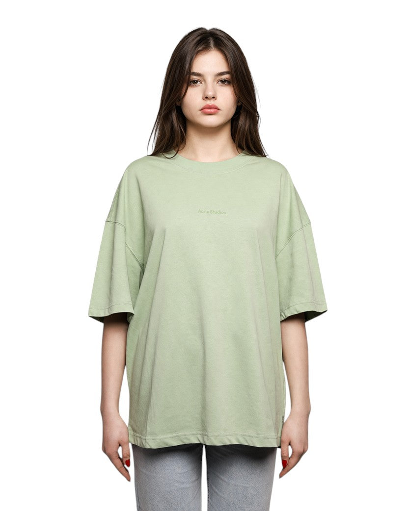 Acne Studios Logo cotton jersey T-shirt Green