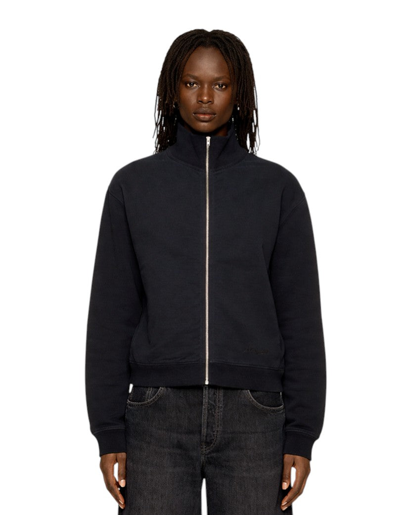 Acne Studios Zip-Up Sweatshirt Black