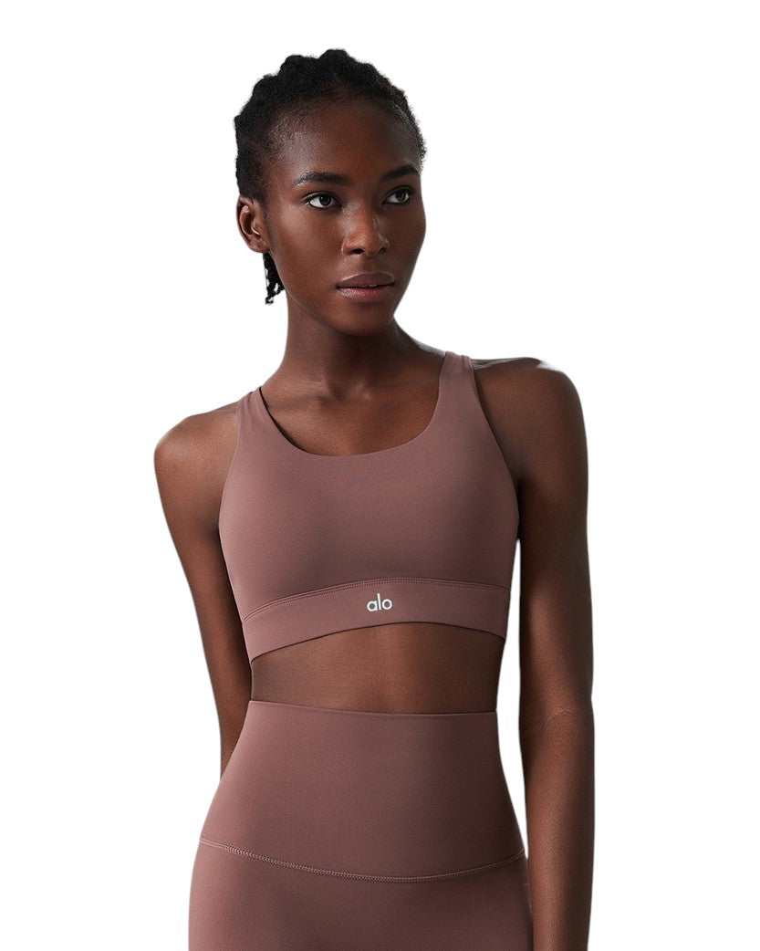 Alo Yoga Elastic Bra Rose
