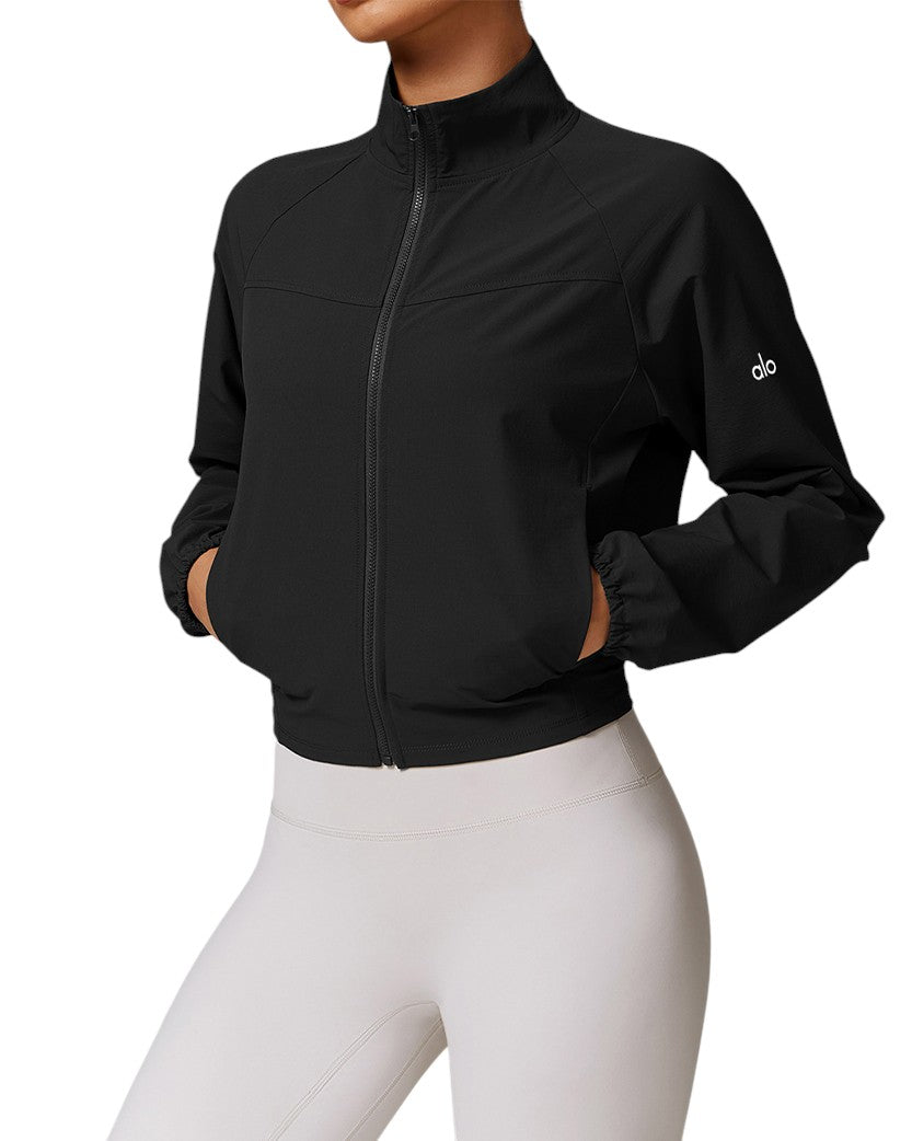 Alo Yoga Windproof Jacket Black 89451-BK