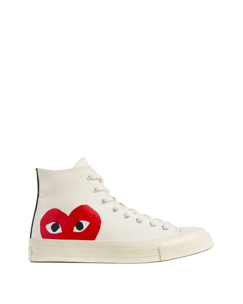 Converse x Comme Des Garcons Play High Top Sneakers White