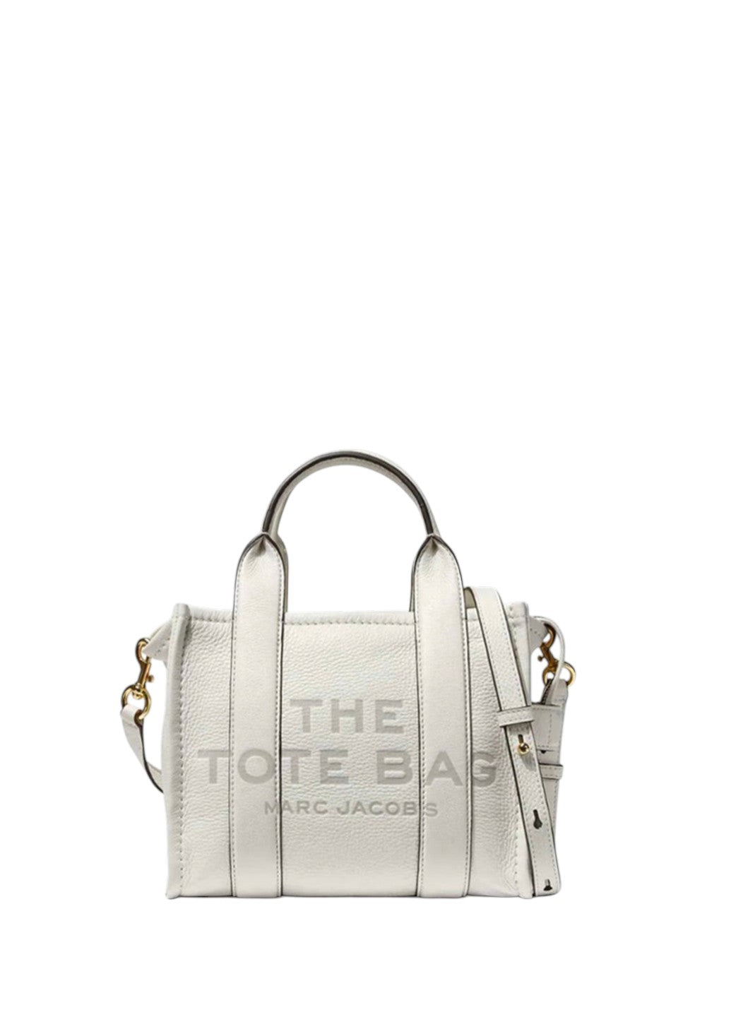 Marc Jacobs Leather Mini Tote Bag White
