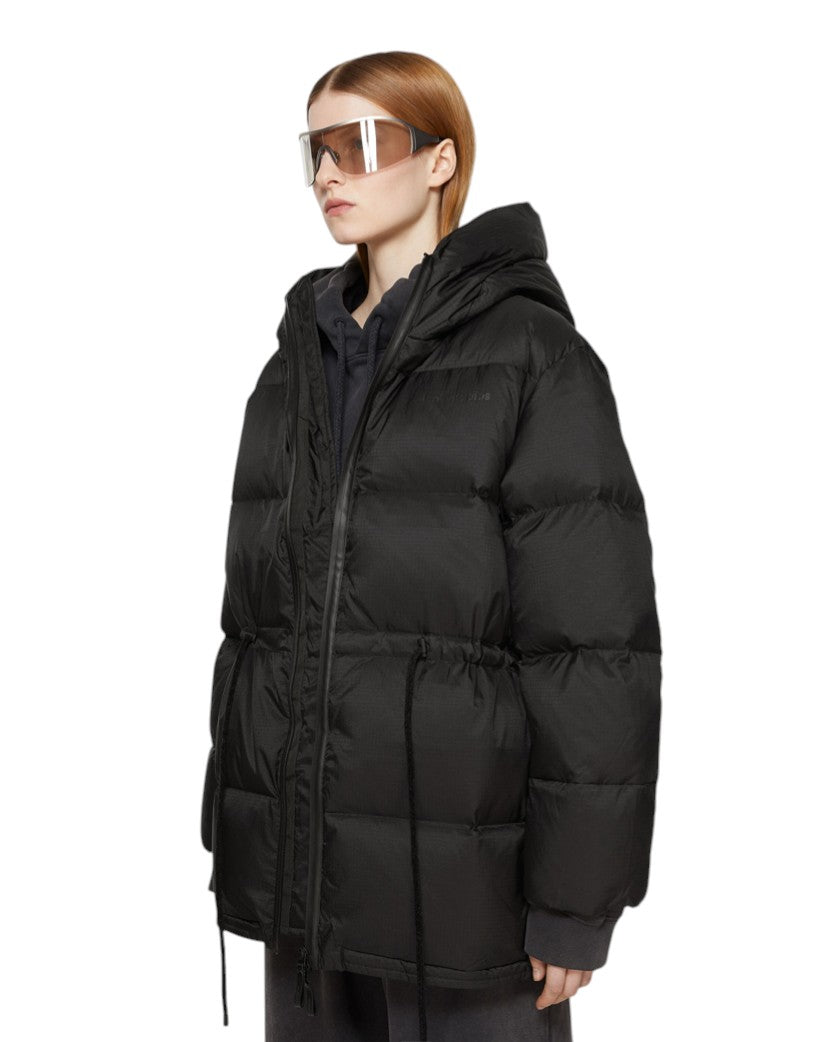 Acne Studios Hooded puffer coat Black