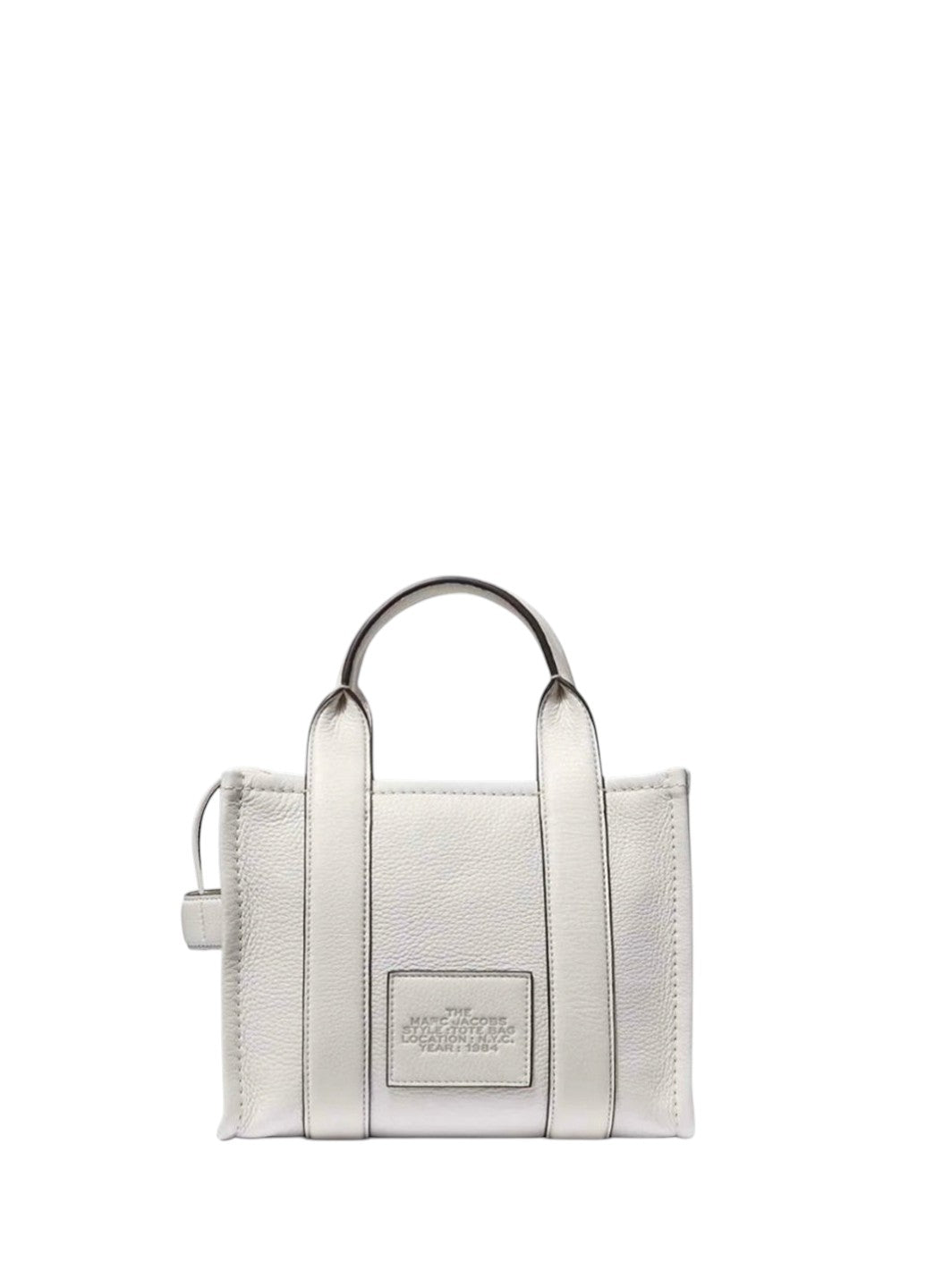 Marc Jacobs Leather Mini Tote Bag White