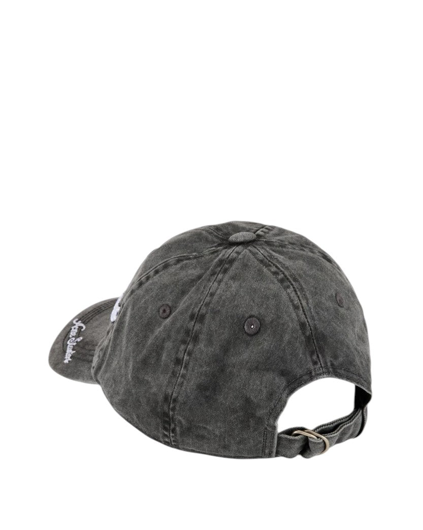 Acne Studios Logo Baseball Cap Faded Black