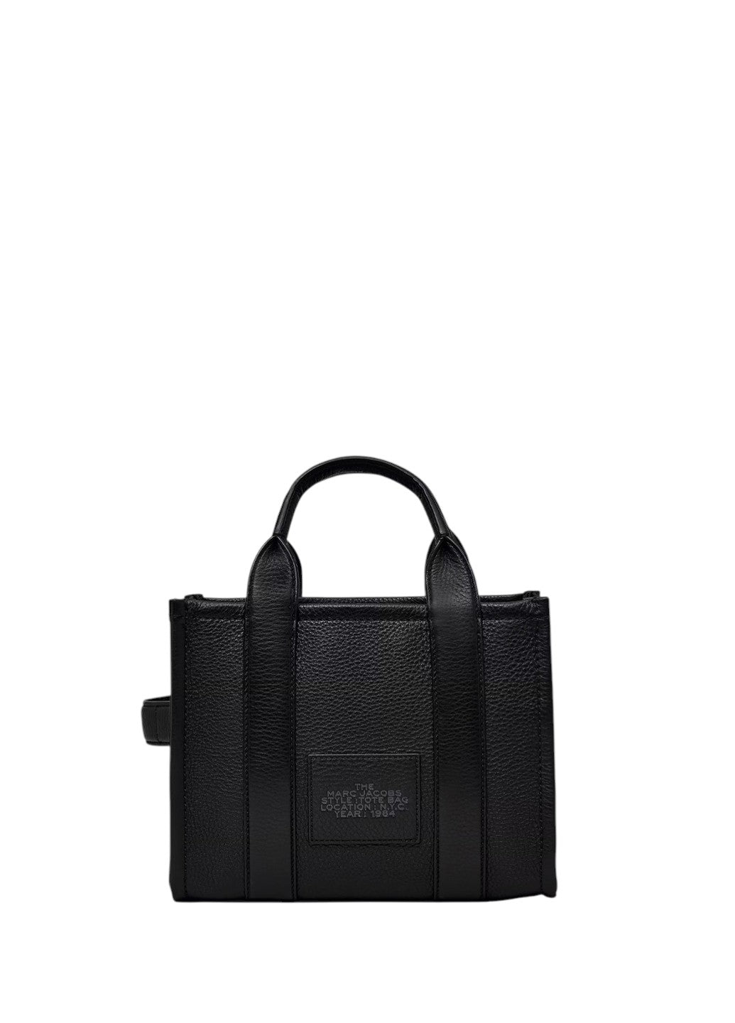 Marc Jacobs Leather Mini Tote Bag Black — SSTORIES