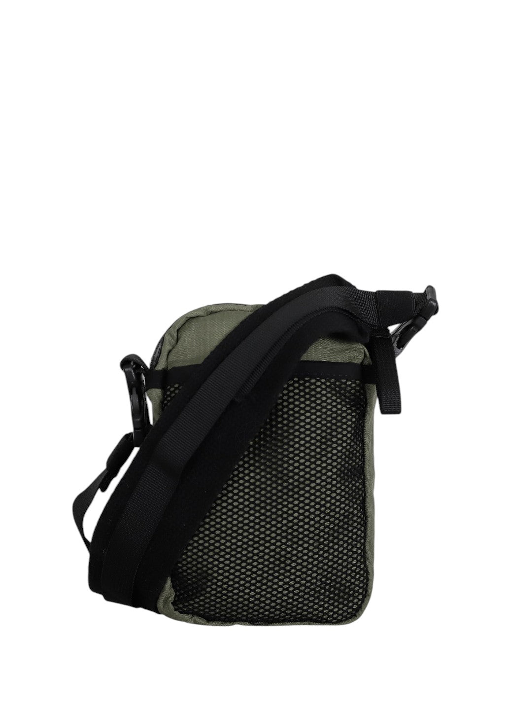Acne Studios Arvel Face-patch ripstop cross-body bag Olive — SSTORIES
