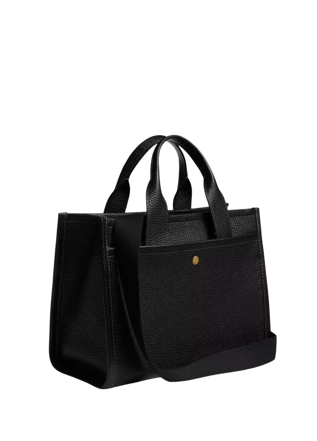 Coach Leather Cargo Tote Bag 34 Black
