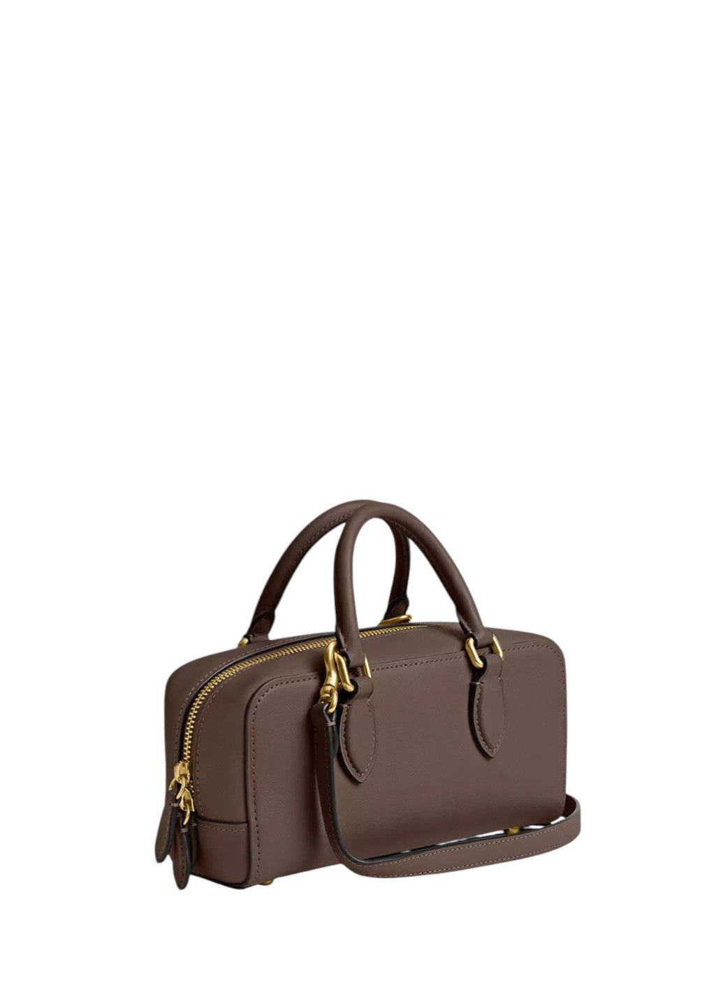 Coach Bowery Satchel 22 Dark Stone