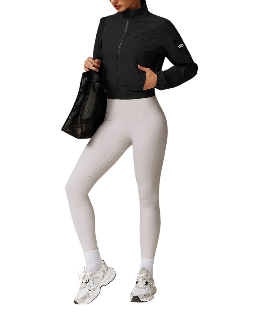 Куртка Alo Yoga Windproof Jacket Black 89451-BK | SSTORIES