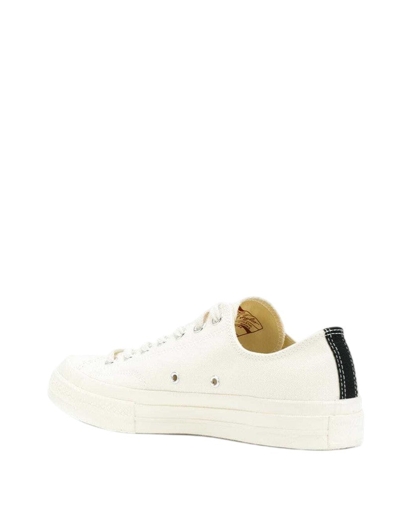 Converse x Comme Des Garcons Play Low Top Sneakers White — SSTORIES