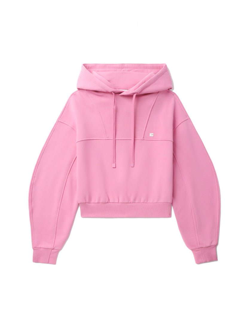 Low Classic Crop Hoodie Pink