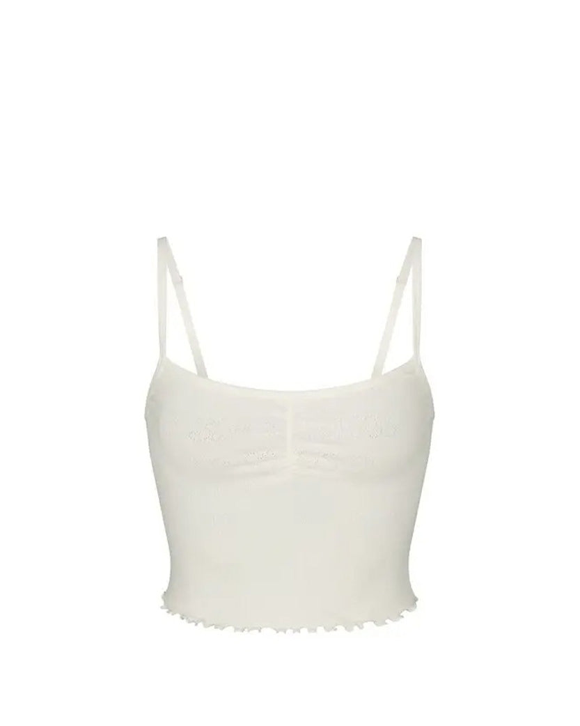 Skims Logo Pointelle Cami Marble