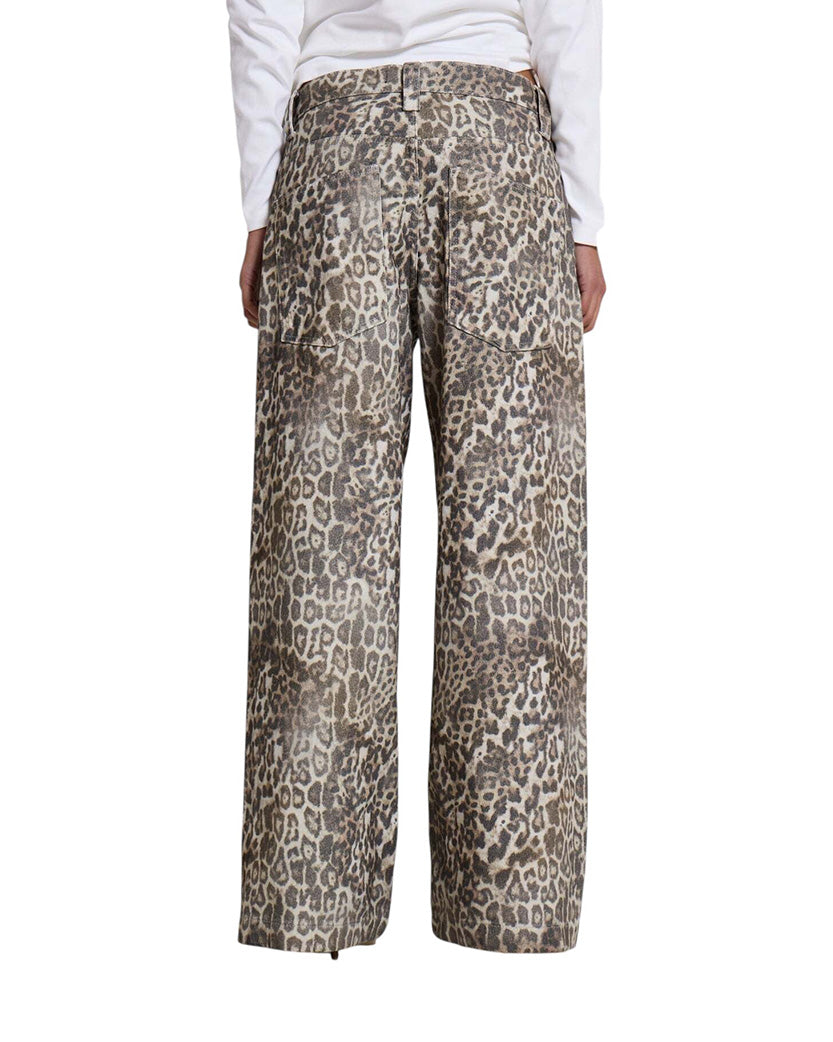 Jaded London Leopard Fade Colossus Jeans