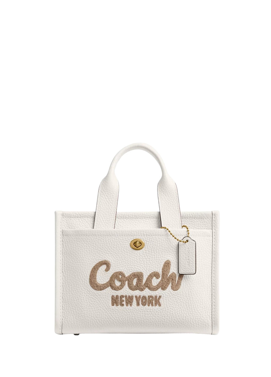 Coach Leather Cargo Tote Bag 26 Chalk