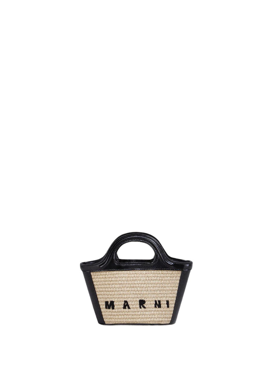 Marni Tropicalia Micro Bag Sandstorm/Black