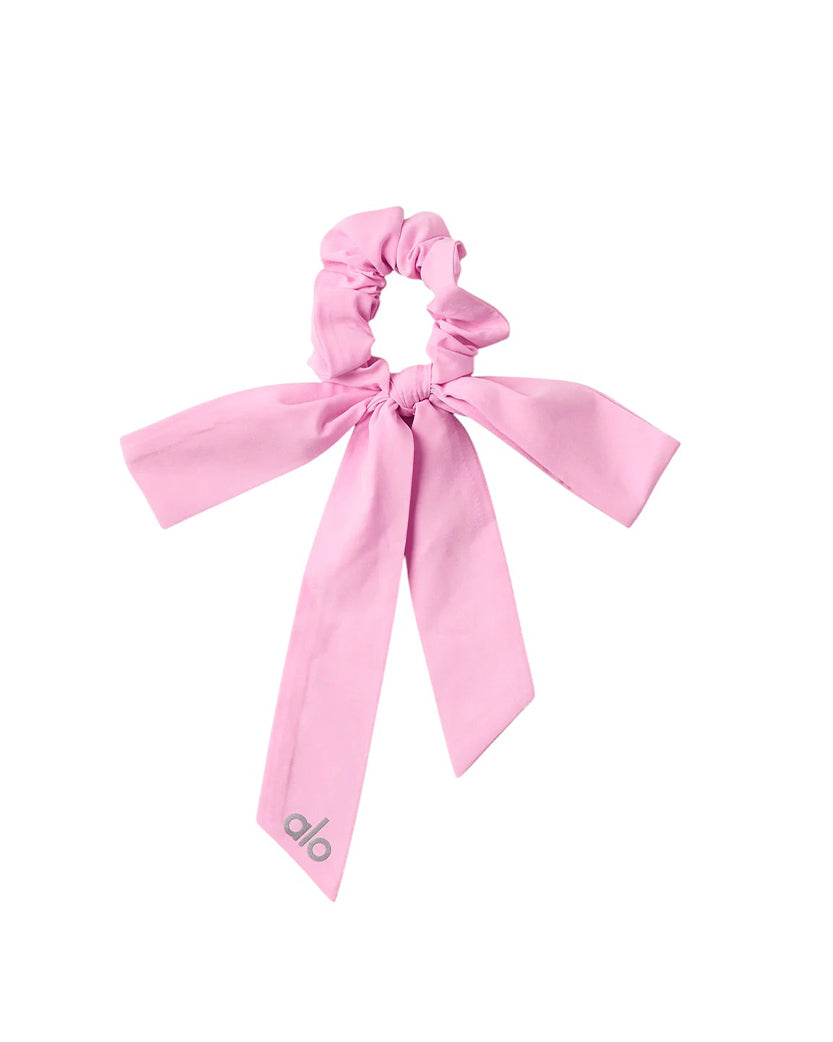 Alo Yoga Love Knots Tie Scrunchie Pink