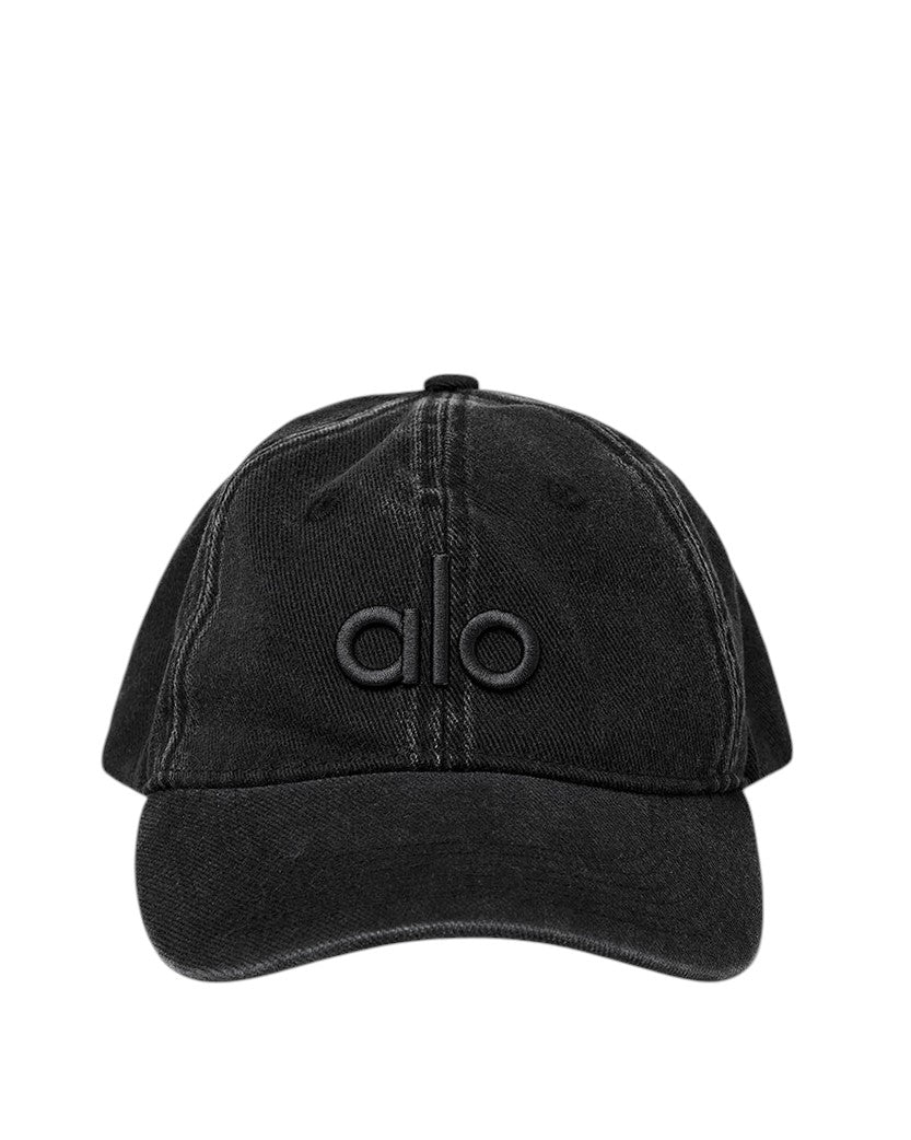 Кепка Alo Yoga Washed Off-Duty Cap Vintage Black | SSTORIES