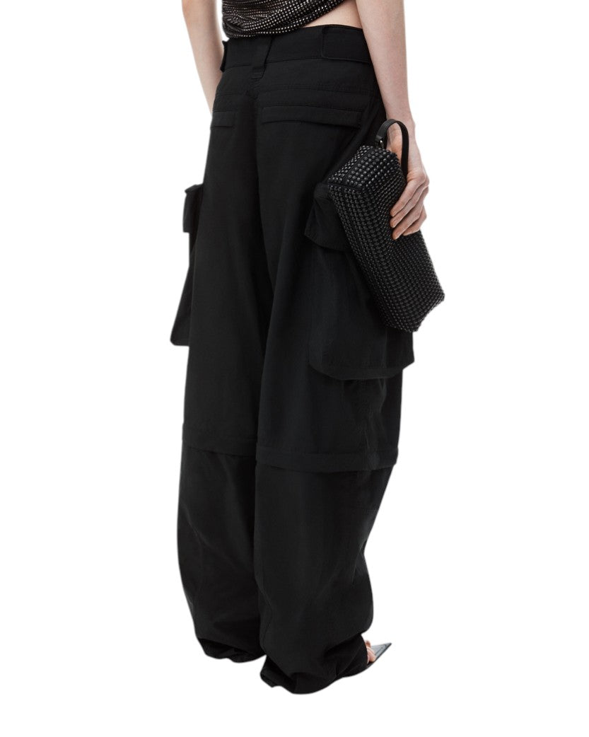 Alexander Wang Cargo Pants With Oversize Pockets Black