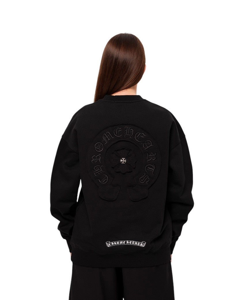 Світшот Chrome Hearts Sweatshirt Black CH115-BK | SSTORIES