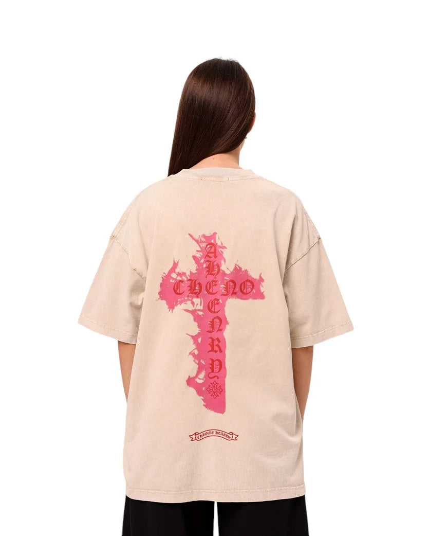 Футболка Chrome Hearts T-Shirt Apricot CH100-AT | SSTORIES
