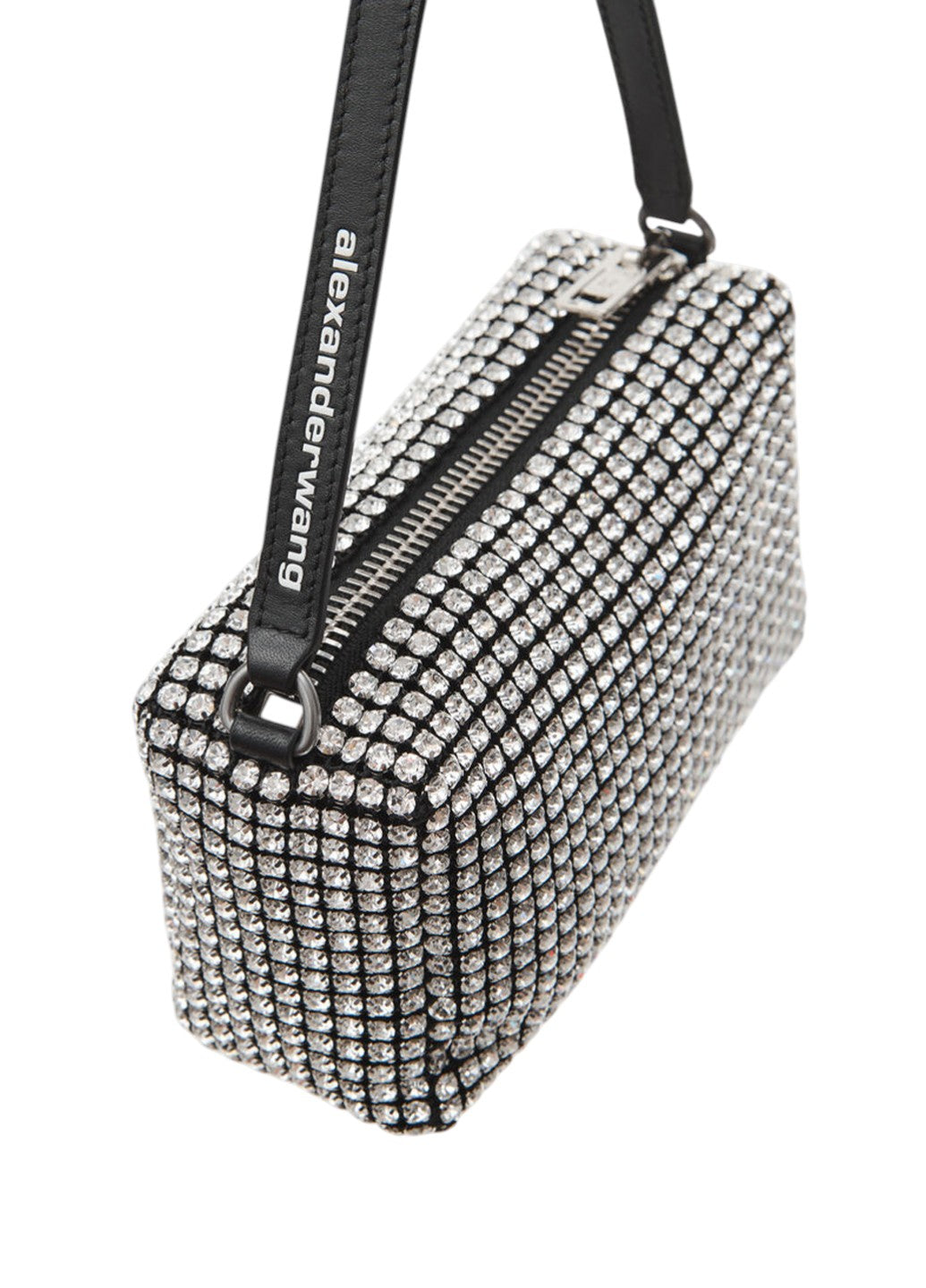Сумка Alexander Wang Wangloc Heiress Rhinestone Pouch — SSTORIES