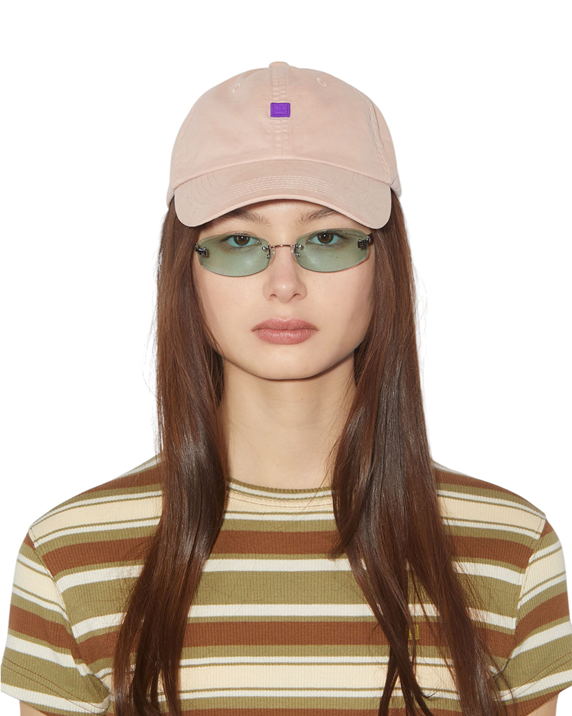 Acne Studios Micro Face Patch Cap Dusty Beige