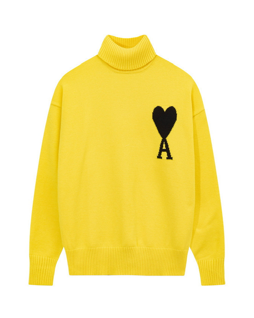 AMI Paris Ami de Coeur jumper Yellow