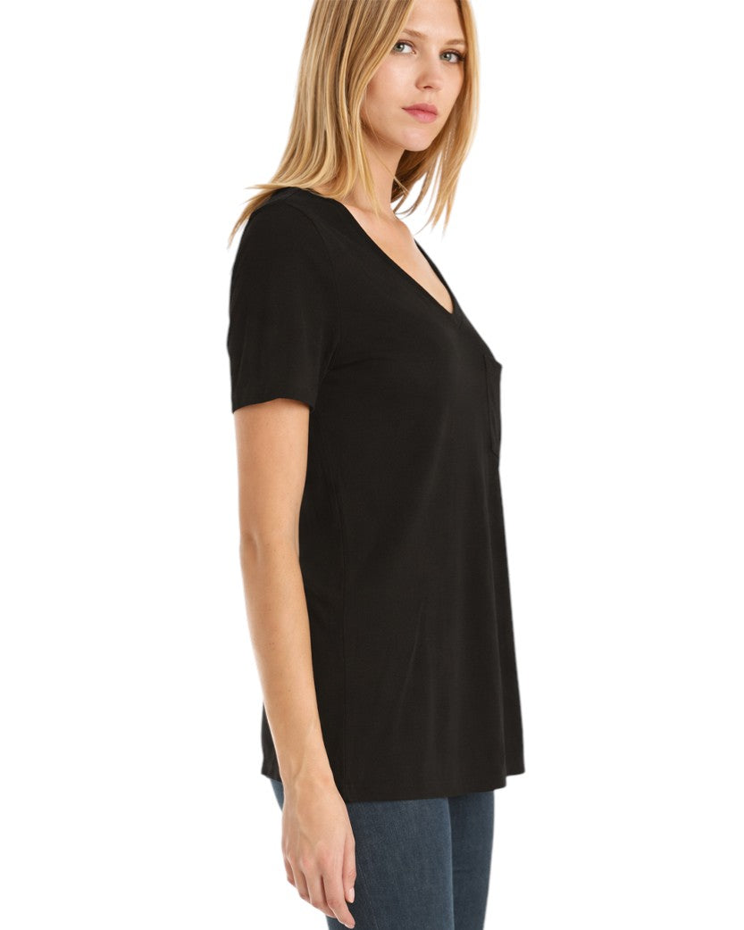 Alexander Wang Classic Pocket Tee Black