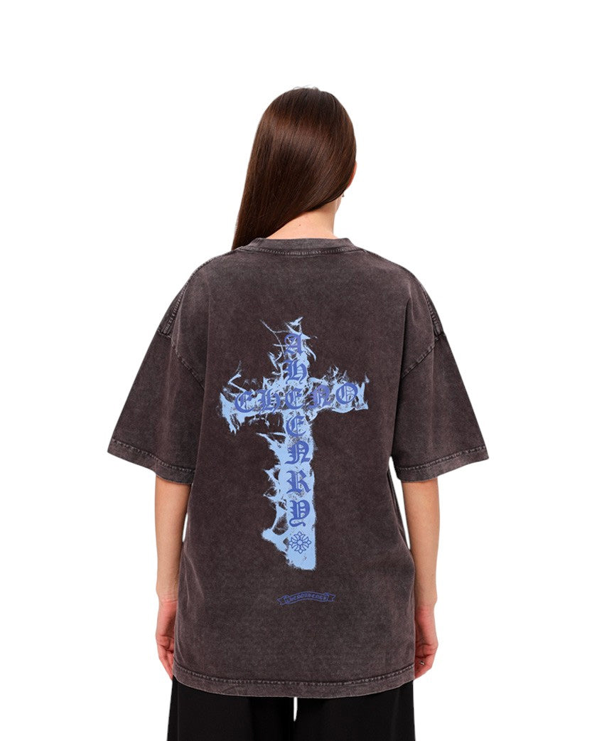 Футболка Chrome Hearts T-Shirt Apricot Black CH131-BK | SSTORIES
