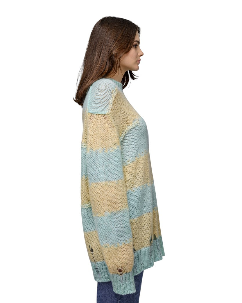 Acne Studios Kantonia Striped Sweater Yellow/Blue