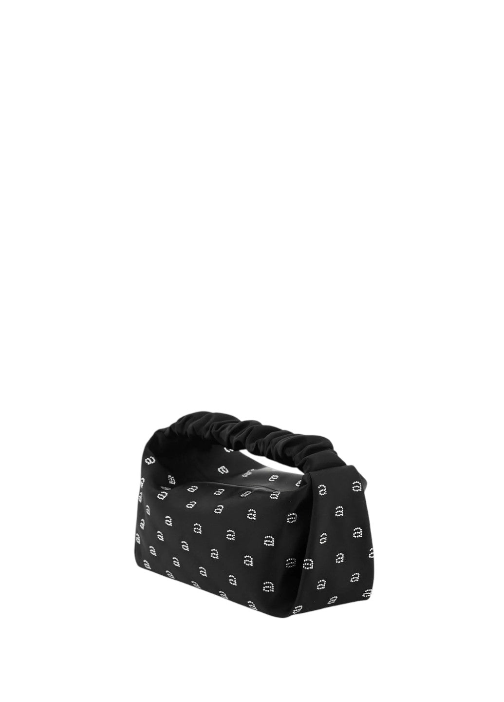 Alexander Wang Scrunchie Crystal Mini Bag Black