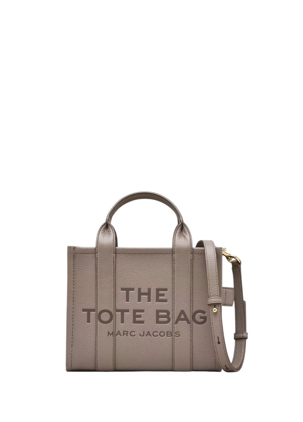 Marc Jacobs Leather Mini Tote Bag Grey