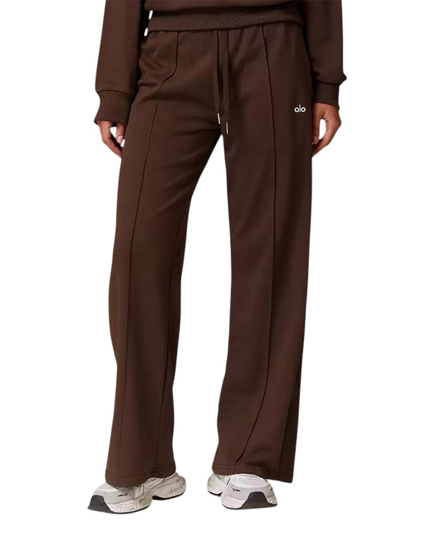 Alo Yoga Accolade Straight Line Sweatpant Espresso